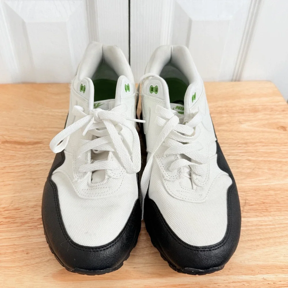 Nike Air Max 1 SE Chlorophyll Mens 8.5 Womens 10 White Black FZ5160-121
